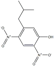 5-Isobutyl-2,4-dinitrophenol Structure