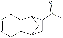 2-Acetyl-8-methyl-1,2,3,4,4a,5,8,8a-octahydro-1,4-methanonaphthalene 结构式