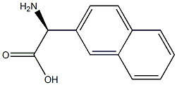(S)-Amino(2-naphtyl)acetic acid Structure