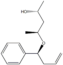 (1R,3S)-3-[[(1S)-1-Phenyl-3-butenyl]oxy]-1,3-dimethyl-1-propanol Struktur