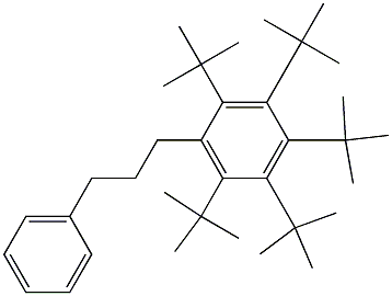 1-(Penta-tert-butylphenyl)-3-phenylpropane Structure