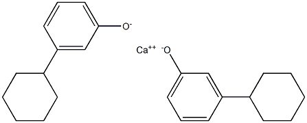 Calcium bis(3-cyclohexylphenolate) Struktur