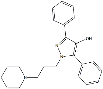 1-[3-(1-Piperidinyl)propyl]-3,5-diphenyl-1H-pyrazol-4-ol