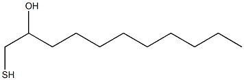 1-Mercapto-2-undecanol Structure
