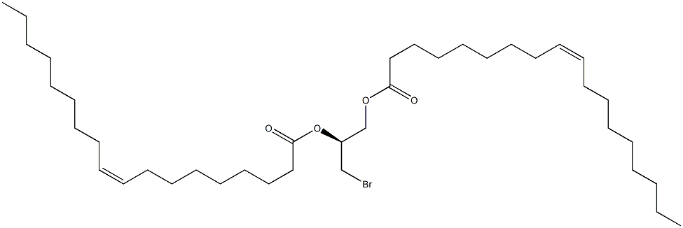 [S,(-)]-3-Bromo-1,2-propanediol dioleate Struktur