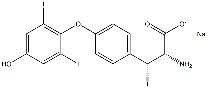 (2S,3R)-2-Amino-3-[4-(4-hydroxy-2,6-diiodophenoxy)phenyl]-3-iodopropanoic acid sodium salt
