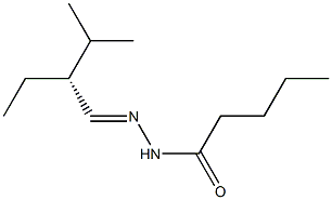 (-)-Valeric acid 2-[(R)-2-ethyl-3-methylbutylidene] hydrazide