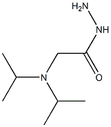N,N-ジイソプロピルアミノアセトヒドラジド 化学構造式