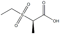 [R,(+)]-2-(Ethylsulfonyl)propionic acid Struktur