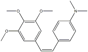 (Z)-N,N-Dimethyl-3',4',5'-trimethoxystilbene-4-amine