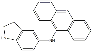 9-[(Indolin-5-yl)amino]acridine Struktur