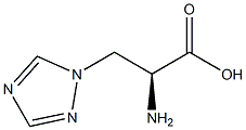 (S)-2-Amino-3-(1H-1,2,4-triazole-1-yl)propanoic acid Struktur