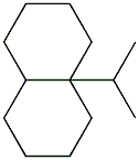 Decahydro-4a-isopropylnaphthalene Struktur