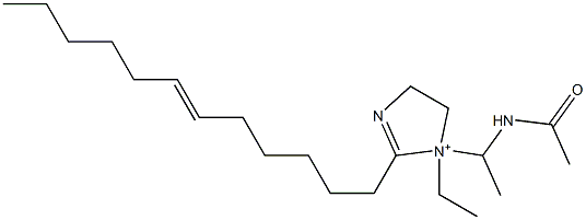 1-[1-(Acetylamino)ethyl]-2-(6-dodecenyl)-1-ethyl-2-imidazoline-1-ium