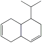 1,2,4a,5,8,8a-Hexahydro-1-isopropylnaphthalene Structure