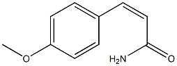 (Z)-3-[4-Methoxyphenyl]acrylamide Structure