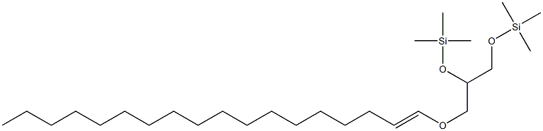 1-Octadecenyl-2,3-di(trimethylsilyl)glycerol Structure
