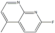 2-フルオロ-5-メチル-1,8-ナフチリジン 化学構造式