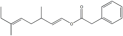 Phenylacetic acid 3,6-dimethyl-1,5-octadienyl ester