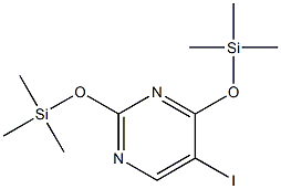 5-Iodo-2,4-bis(trimethylsiloxy)pyrimidine 结构式