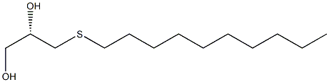 (S)-3-(Decylthio)-1,2-propanediol 结构式