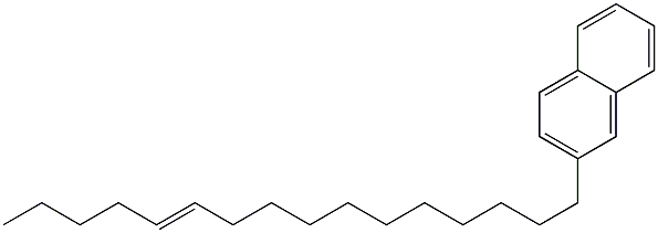 2-(11-Hexadecenyl)naphthalene Structure
