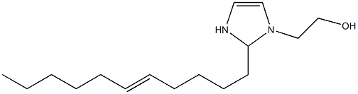 2-(5-Undecenyl)-4-imidazoline-1-ethanol Structure