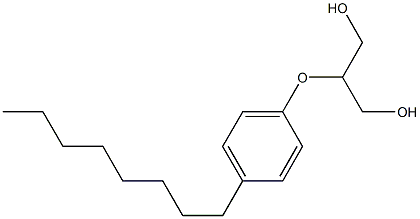 2-(4-Octylphenoxy)-1,3-propanediol Structure