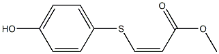 (Z)-3-[(4-Hydroxyphenyl)thio]acrylic acid methyl ester