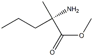 [S,(+)]-2-Amino-2-methylvaleric acid methyl ester Structure