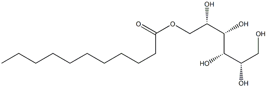 L-マンニトール1-ウンデカノアート 化学構造式