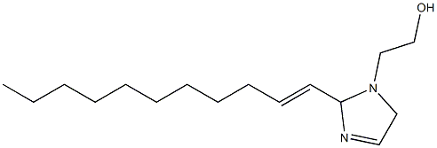 2-(1-Undecenyl)-3-imidazoline-1-ethanol Struktur