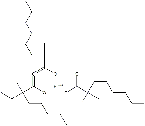 Praseodymium(III)bis(2,2-dimethyloctanoate)(2-ethyl-2-methylheptanoate)