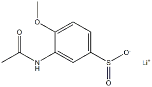 3-(Acetylamino)-4-methoxybenzenesulfinic acid lithium salt