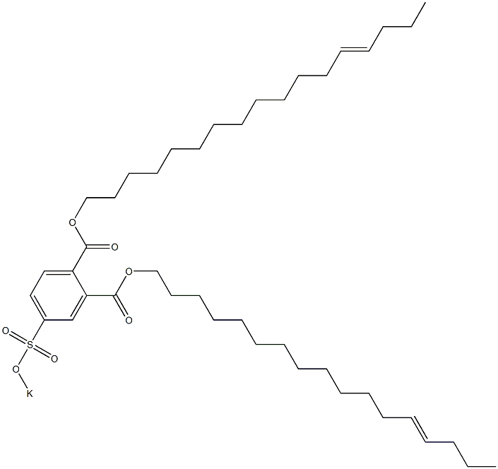 4-(Potassiosulfo)phthalic acid di(13-heptadecenyl) ester