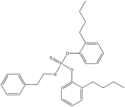 Dithiophosphoric acid O,O-bis(2-butylphenyl)S-(2-phenylethyl) ester