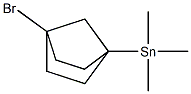 1-トリメチルスタンニル-4-ブロモビシクロ[2.2.1]ヘプタン 化学構造式