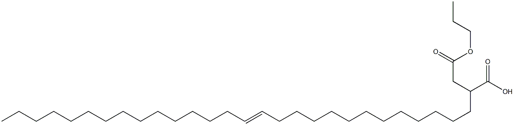 2-(13-Octacosenyl)succinic acid 1-hydrogen 4-propyl ester Structure