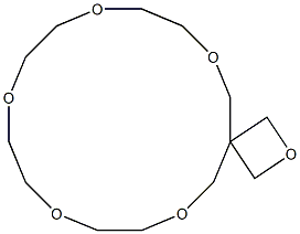 2,6,9,12,15,18-ヘキサオキサスピロ[3.15]ノナデカン 化学構造式
