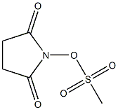 メタンスルホン酸2,5-ジオキソピロリジン-1-イル 化学構造式