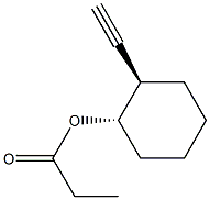 (1S,2R)-2-Ethynylcyclohexanol propionate Structure