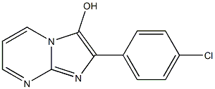 2-(p-Chlorophenyl)-imidazo[1,2-a]pyrimidin-3-ol Structure