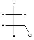 1,1,1,2,2-ペンタフルオロ-3-クロロプロパン 化学構造式