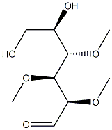 2-O,3-O,4-O-Trimethyl-D-galactose Structure