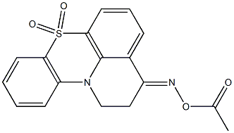 3-(Acetoxyimino)-2,3-dihydro-1H-pyrido[3,2,1-kl]phenothiazine 7,7-dioxide