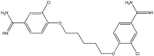 4,4'-[1,5-Pentanediylbis(oxy)]bis[3-chlorobenzamidine]