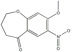 8-Methoxy-7-nitro-3,4-dihydro-1-benzoxepin-5(2H)-one