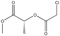 [R,(+)]-2-[(Chloroacetyl)oxy]propionic acid methyl ester Struktur
