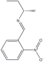[S,(+)]-1-Methyl-N-(o-nitrobenzylidene)-1-propanamine Struktur