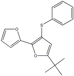 5-tert-Butyl-2-(2-furyl)-3-(phenylthio)furan Structure